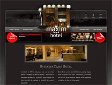 Tablet Screenshot of hotelmaxim.ro