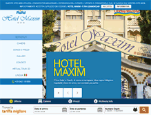 Tablet Screenshot of hotelmaxim.com