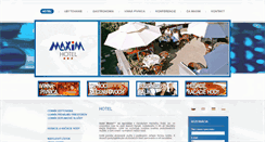 Desktop Screenshot of hotelmaxim.sk